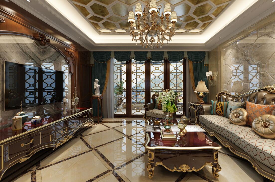 166㎡ 古典歐式家裝，一場奢靡的視覺盛宴！