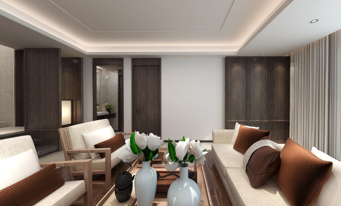 陽光城翡麗灣別樣的別墅裝修  高端的材質(zhì)、素雅的色調(diào)