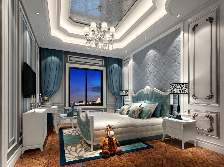 萬(wàn)科湖心島一號(hào)院 華麗的歐式裝修風(fēng)格