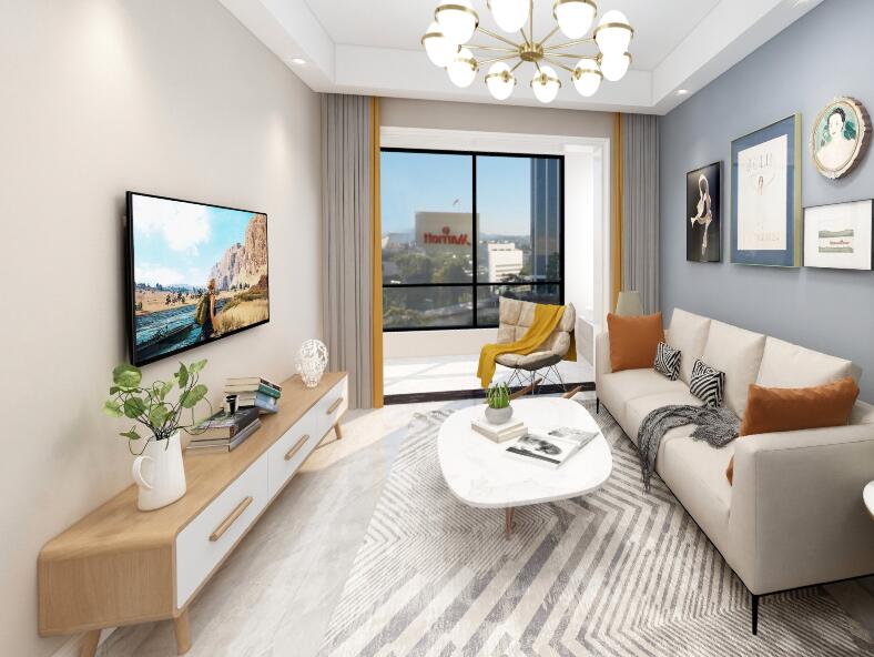 【三代同堂】69平米北歐風(fēng)三居室，砸墻擴容，超多儲物空間！