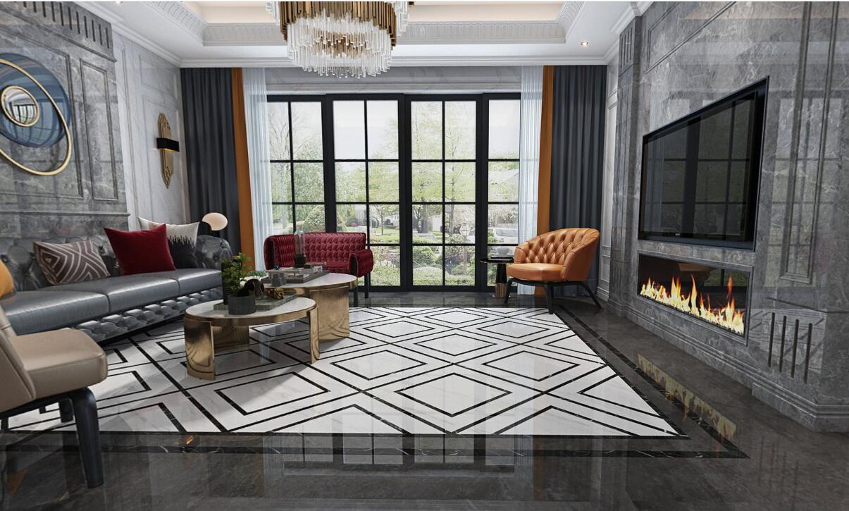 300㎡輕奢風(fēng)別墅，大理石讓藝術(shù)生活化！