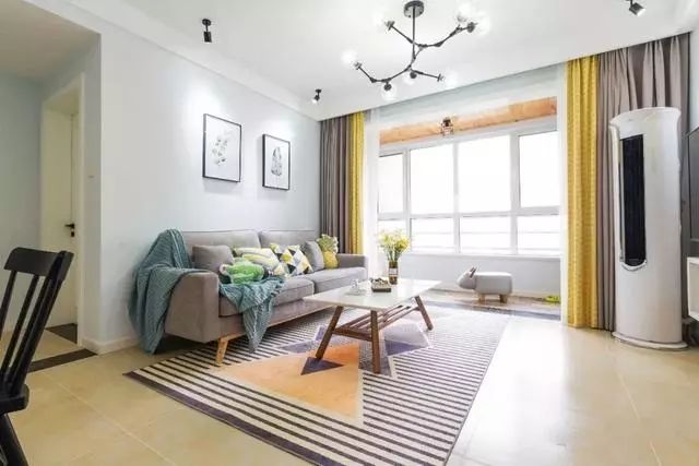 廈門明豐財富中心95㎡清爽北歐風(fēng)三居，漂亮得可以當(dāng)做樣板房了