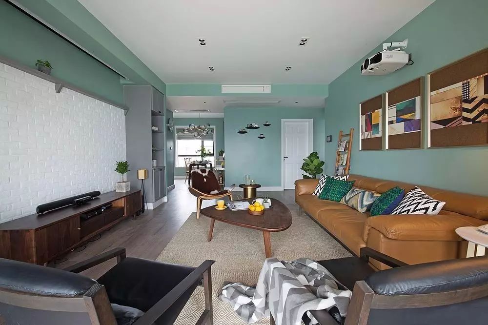 禹洲世紀(jì)海灣 127㎡北歐風(fēng)，沒有電視墻的設(shè)計好驚艷