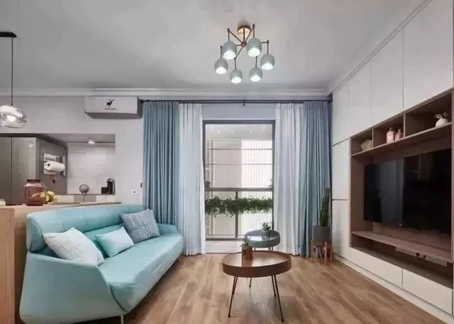 廈門明豐財富中心130㎡北歐風(fēng)，色彩搭配真心不錯