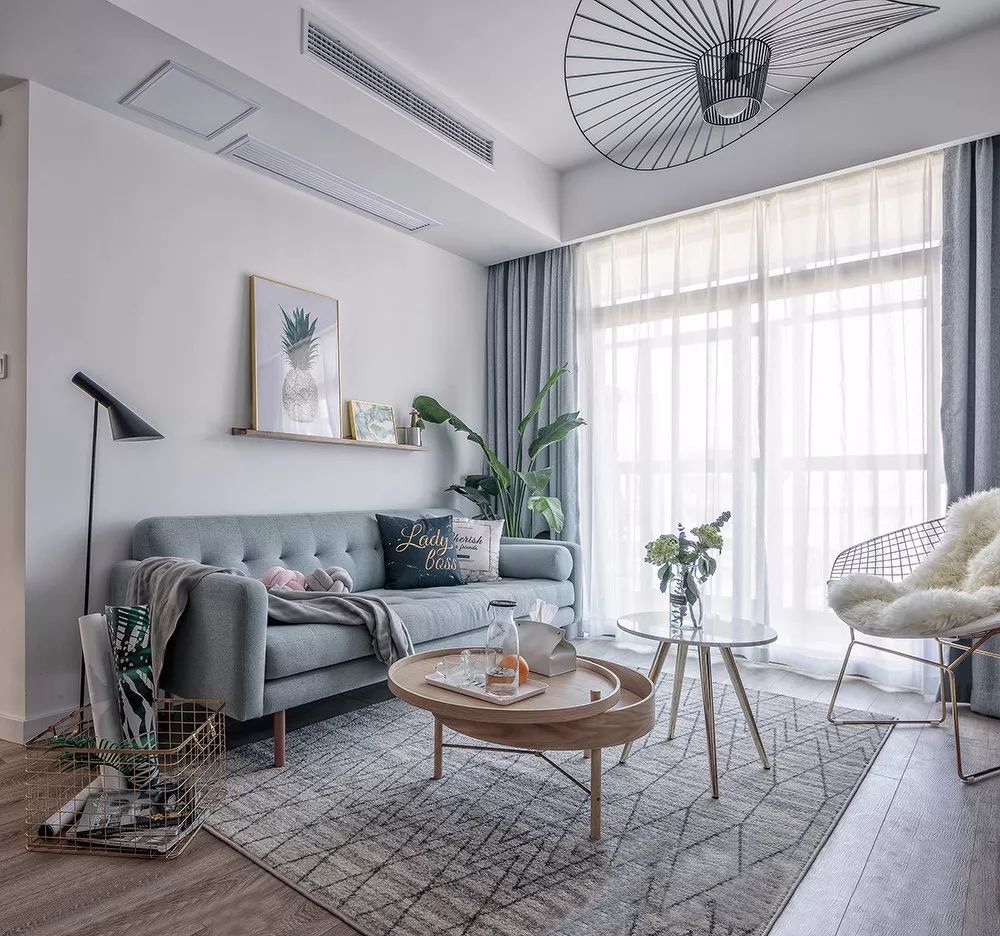 廈門東海山莊114㎡北歐風(fēng)三房，餐廳為兒童房而改變