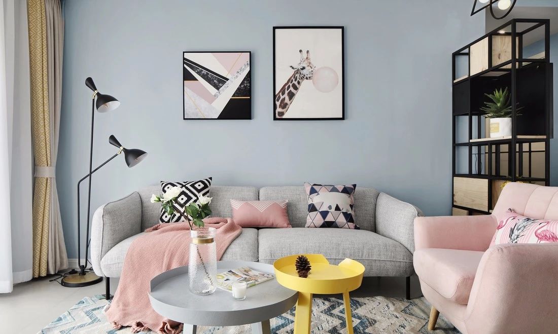 廈門中駿天譽140㎡小清新北歐風(fēng)，超浪漫的馬卡龍色