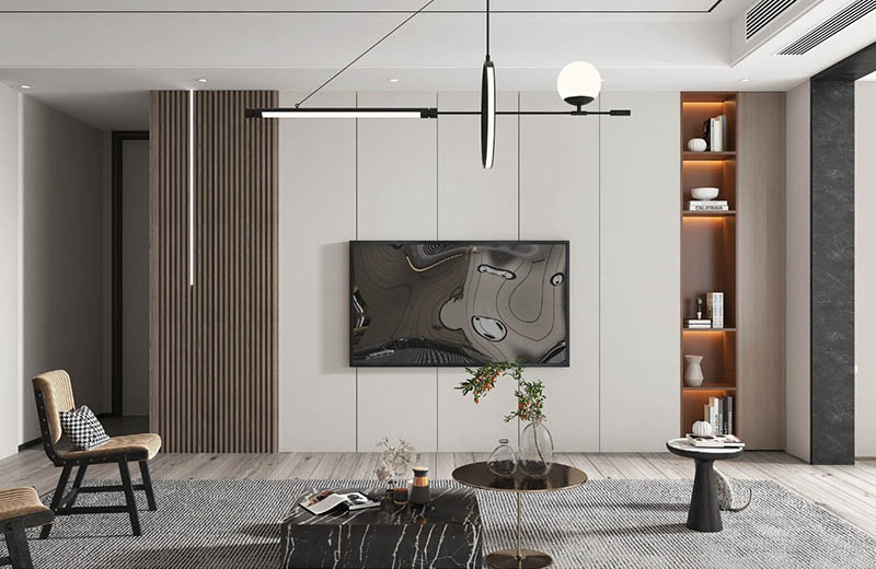 華潤橡樹灣 130㎡現(xiàn)代風(fēng)格