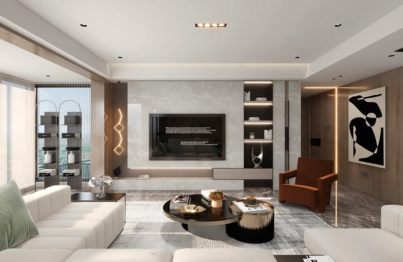 玖和廣場(chǎng) 118㎡現(xiàn)代風(fēng)格