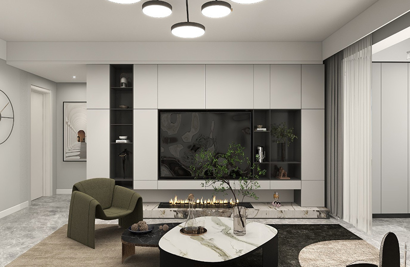 國(guó)貿(mào)陽(yáng)光 135㎡現(xiàn)代簡(jiǎn)約