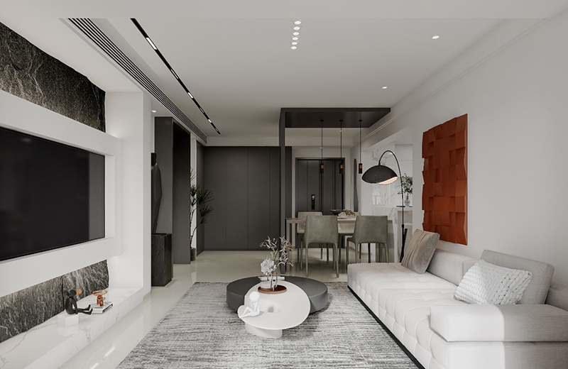 禹洲城上城 90㎡現(xiàn)代風格