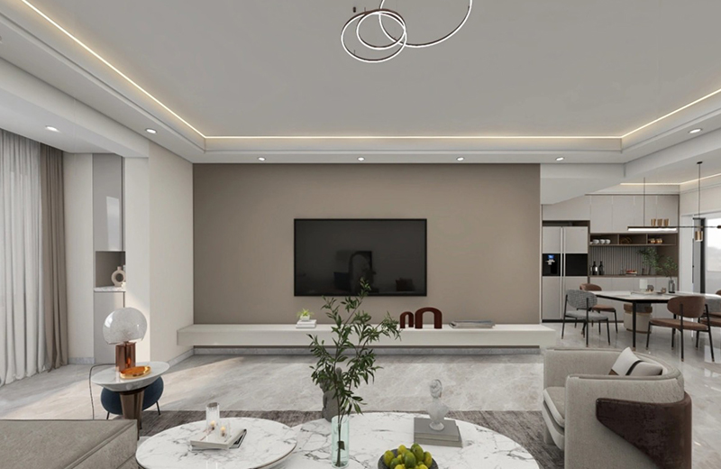 夏商新紀元 120㎡現(xiàn)代簡約