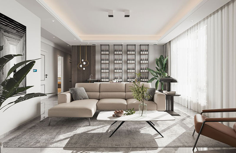 福泰海灣新城 135㎡現(xiàn)代風格