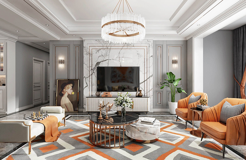 中央公園城 110㎡現(xiàn)代輕奢