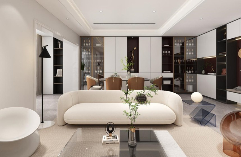 夏商新紀元 120㎡極簡風(fēng)格