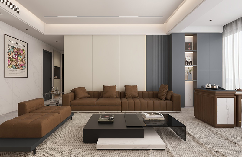 領(lǐng)翔上郡 124㎡現(xiàn)代簡(jiǎn)約