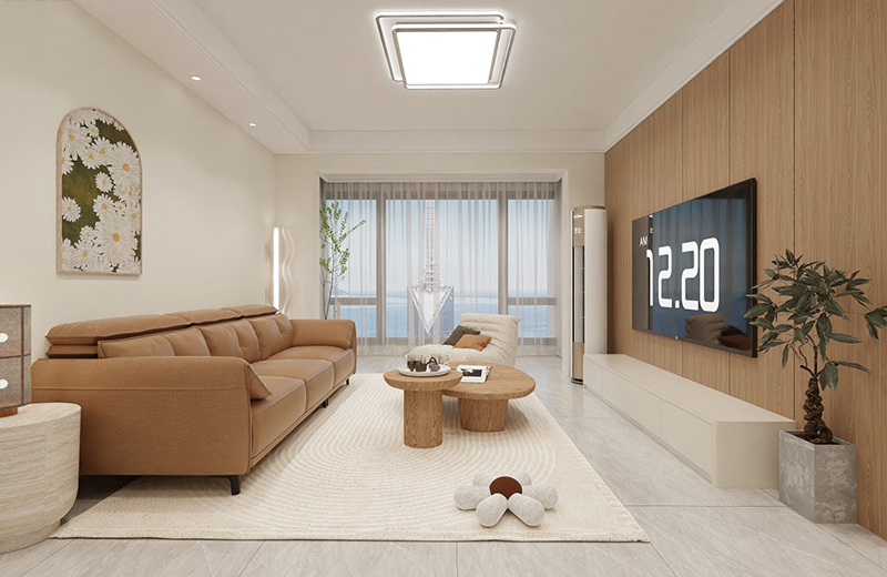 禹洲世紀(jì)海灣 127㎡極簡原木