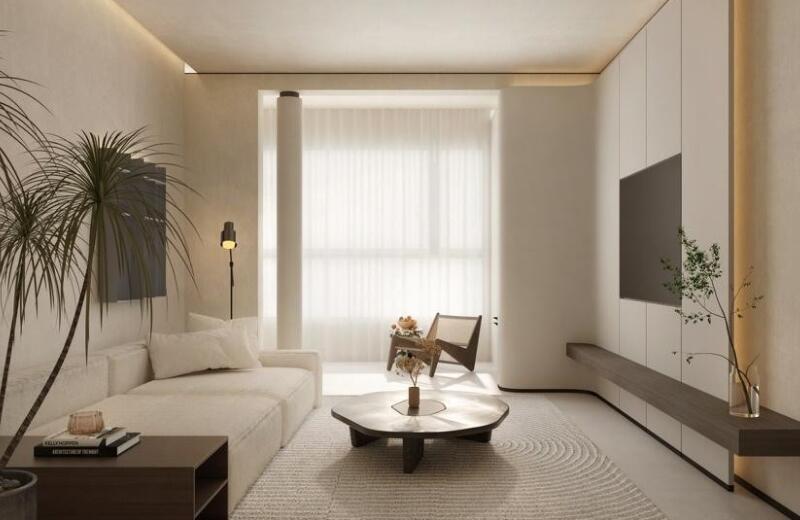 國貿(mào)商城 110㎡侘寂風(fēng)格