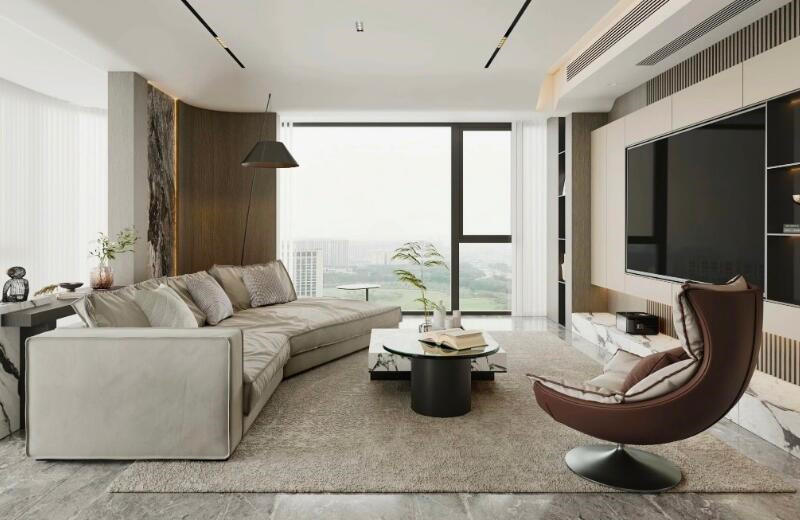 海投過云溪 128㎡現(xiàn)代風格