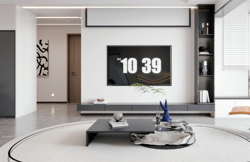 融僑鉑樾府 123㎡極簡(jiǎn)風(fēng)格